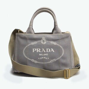 PRADA Gray Shoulder Bag
